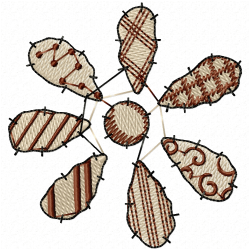 Flowers And Tree Embroidery Design 1 Flowers And Tree Embroidery Design 1